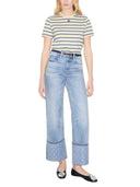 Tory Burch Striped Cotton T Shirt