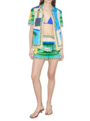 Tory Burch Printed Camp Shorts