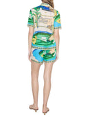 Tory Burch Printed Camp Shorts