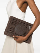 Tory Burch Ella Clutch With Logo