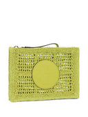 Tory Burch Ella Clutch With Logo Appliqué