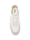 Autry Leather Sneakers With Medalist Inserts