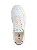 Autry Medalist Low Man Bg02 Leather/Leather/Logo White/Black