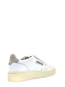 Autry Medalist Low Wom Ll27 Leather/Leather White/Feather Gray