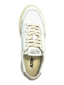 Autry Medalist Low Wom Ll27 Leather/Leather White/Feather Gray