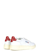 Autry Medalist Low Wom Ll33 Leather/Leather White/Deep Claret