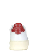 Autry Medalist Low Wom Ll33 Leather/Leather White/Deep Claret