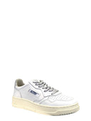 Autry Medalist Low Wom Sw03 Leather/Swoll White/Silver