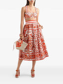 Dolce & Gabbana Majolica Print Skirt