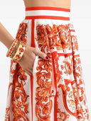 Dolce & Gabbana Majolica Print Skirt