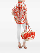 Dolce & Gabbana Silk Shirt With Maiolica Print