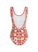 Dolce & Gabbana One Piece Swimsuit With Majolica Print