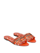 Dolce & Gabbana Slippers With Majolica Embroidery