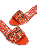 Dolce & Gabbana Slippers With Majolica Embroidery
