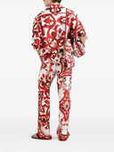 Dolce & Gabbana Vanity Twill Shirt With Majolica Print