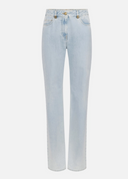 Elisabetta Franchi Palazzo Jeans With Logo Detail