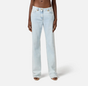Elisabetta Franchi Palazzo Jeans With Logo Detail