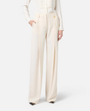 Elisabetta Franchi Trousers With Contrast Stitching