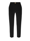 Elisabetta Franchi Trousers With Pockets And Logo Plate