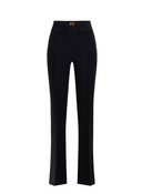 Pantaloni Elisabetta Franchi con piastra logo