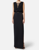 Elisabetta Franchi Georgette Laced Dress