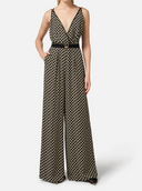 Elisabetta Franchi Jumpsuit With Diamond Print