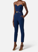 Elisabetta Franchi Jumpsuit With Macro Bow