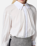 Elisabetta Franchi Shirt With Rhinestone And Knot