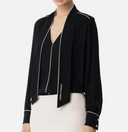 Elisabetta Franchi Shirt With Scarf And Piping
