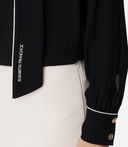 Elisabetta Franchi Shirt With Scarf And Piping