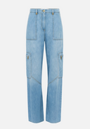 Elisabetta Franchi Cargo jeans met juweel details