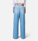 Elisabetta Franchi Cargo jeans met juweel details