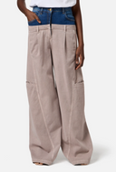Elisabetta Franchi Cargo Pants With Denim Pocket