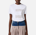Elisabetta Franchi T Shirt With Macro Logo