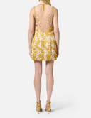 Elisabetta Franchi Dress In Printed Duchesse And Tulle