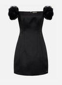 Robe franchise Elisabetta avec des fleurs appliquées