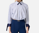 Elisabetta Franchi Shirt With Knot On The Back