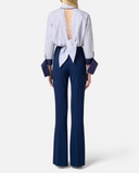 Elisabetta Franchi Shirt With Knot On The Back