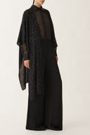 Fabiana Filippi Cape avec Mini PAILLETTES