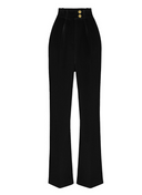 Elisabetta Franchi Trousers With Gold Buttons