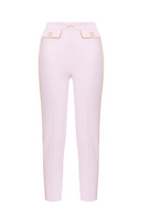 Elisabetta Franchi Trousers With Contrasting Profiles