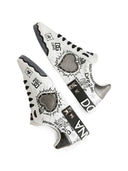 Dolce & Gabbana Portofino Low Top Sneakers With Heart Shaped Patch