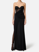 Elisabetta franchi Abito Red Carpet in Clanza e Tulle