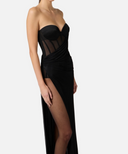 Elisabetta franchi Abito Red Carpet in Clanza e Tulle