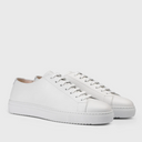 Doucal 's Sneaker in pelle tambure