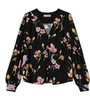 Camicia a fiore a doppia set
