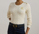 Lauren Ralph Lauren Cable Knit Cotton Sweater
