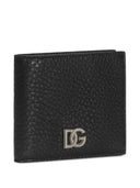 Dolce & Gabbana Calfskin Wallet With Dg Logo.