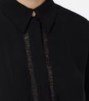 Elisabetta Franchi Shirt With Lettering Bands