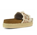 Franges de sandale de corde monoband mou